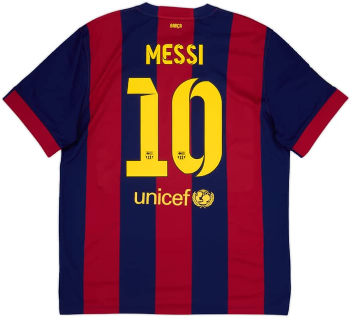2014-15 Barcelona Camiseta Local Messi #10 - 9/10 - (XL)