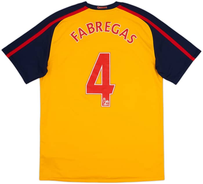 2008-09 Arsenal Camiseta Visitante Fabregas #4 - 5/10 - (M)