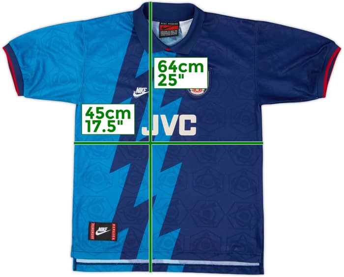 1995-96 Arsenal Away Shirt - 6/10 - (L.Boys)