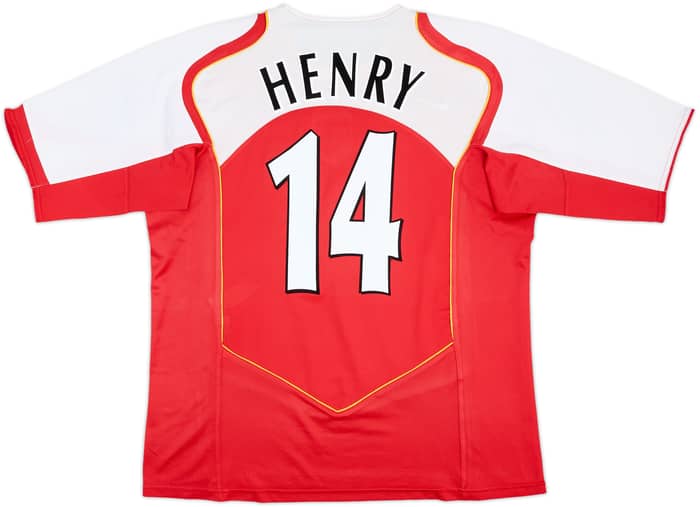 2004-05 Arsenal Home Shirt Henry #14 - 5/10 - (XL)