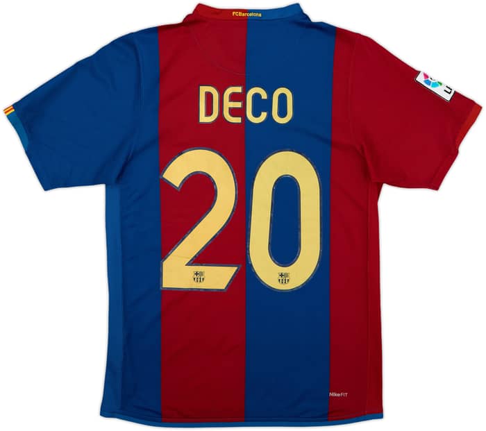 2006-07 Barcelona Home Shirt Deco #20 - 7/10 - (S)