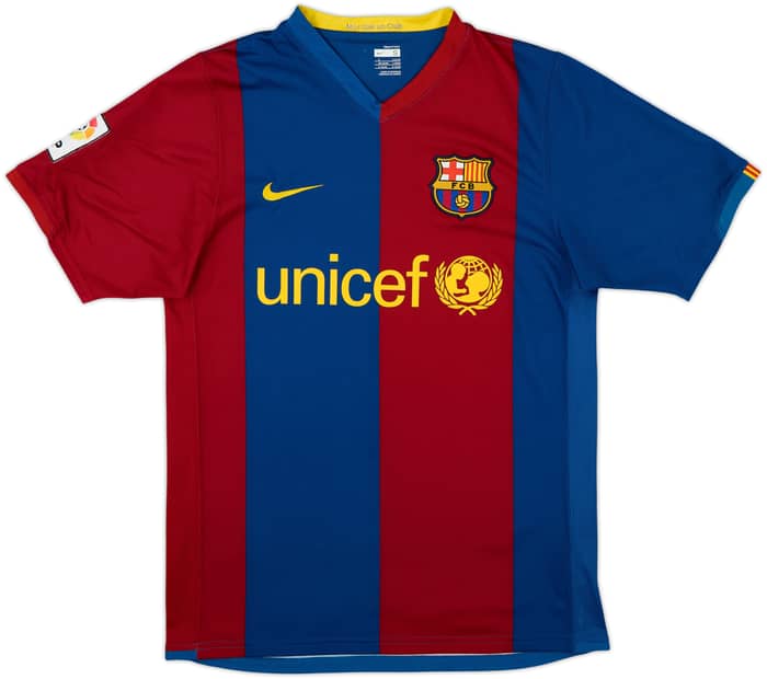 2006-07 Barcelona Home Shirt Deco #20 - 7/10 - (S)