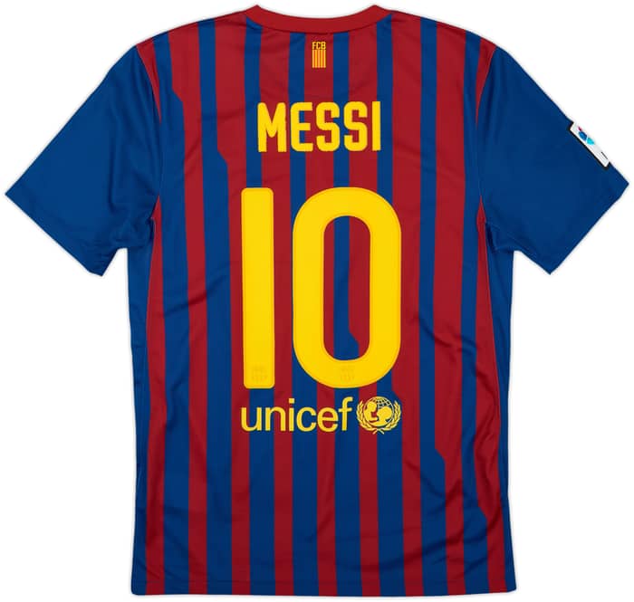 2011-12 Barcelona Local Camiseta Messi #10 - 7/10 - (S)