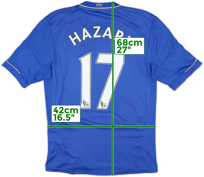 2012-13 Chelsea Home Shirt Hazard #17 - 5/10 - (S)