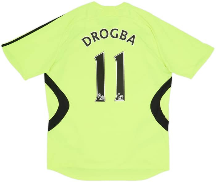 2007-08 Chelsea Away Shirt Drogba #11 - 6/10 - (L)