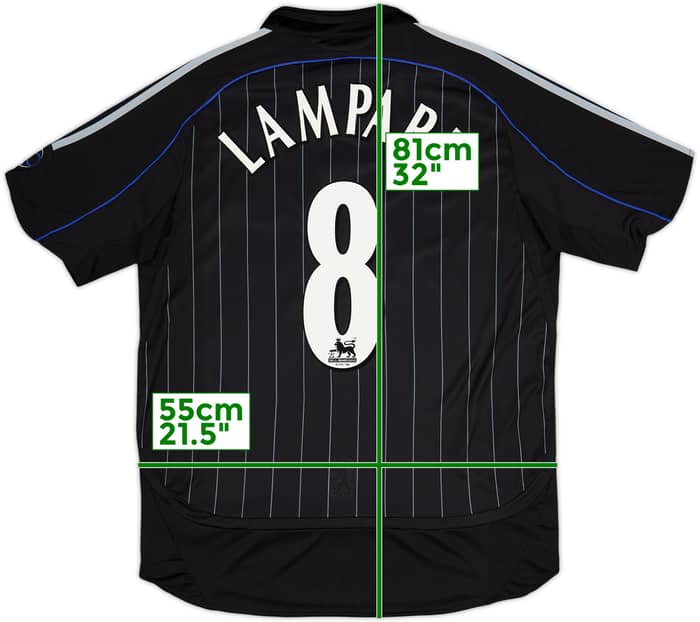 2006-07 Chelsea Third Shirt Lampard #8 - 8/10 - (M)