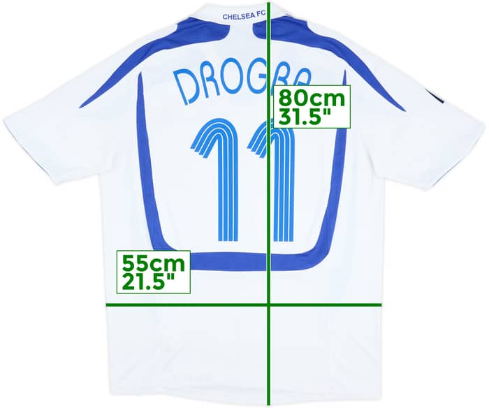 2007-08 Chelsea Tercera Camiseta Drogba #11 - 6/10 - (L)