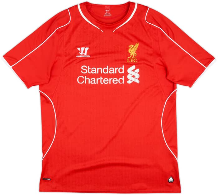 2014-15 Liverpool Home Shirt Gerrard #8 - 5/10 - (XL)