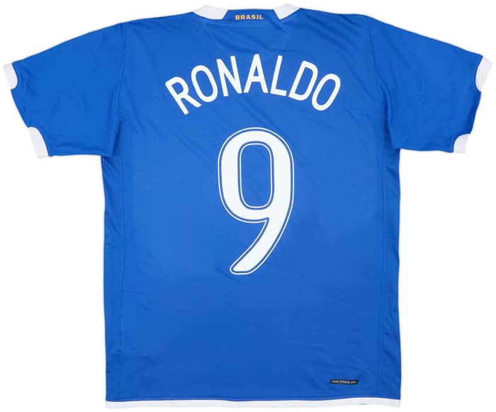 2006-07 Brazil Away Shirt Ronaldo #9 - 6/10 - (S)