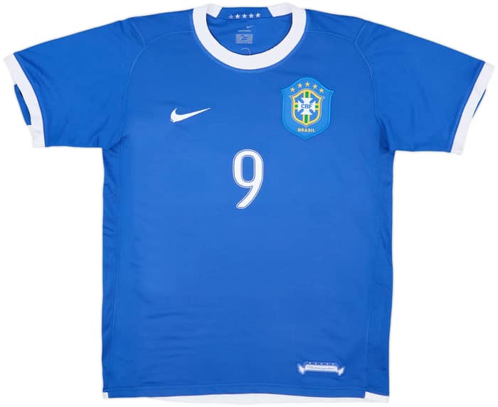 2006-07 Brazil Away Shirt Ronaldo #9 - 6/10 - (S)