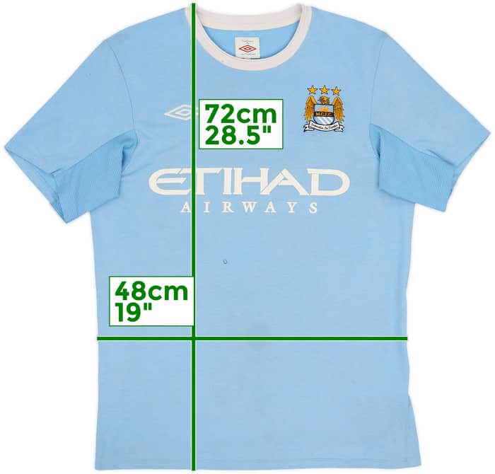 2009-10 Manchester City Home Shirt - 4/10 - (S)
