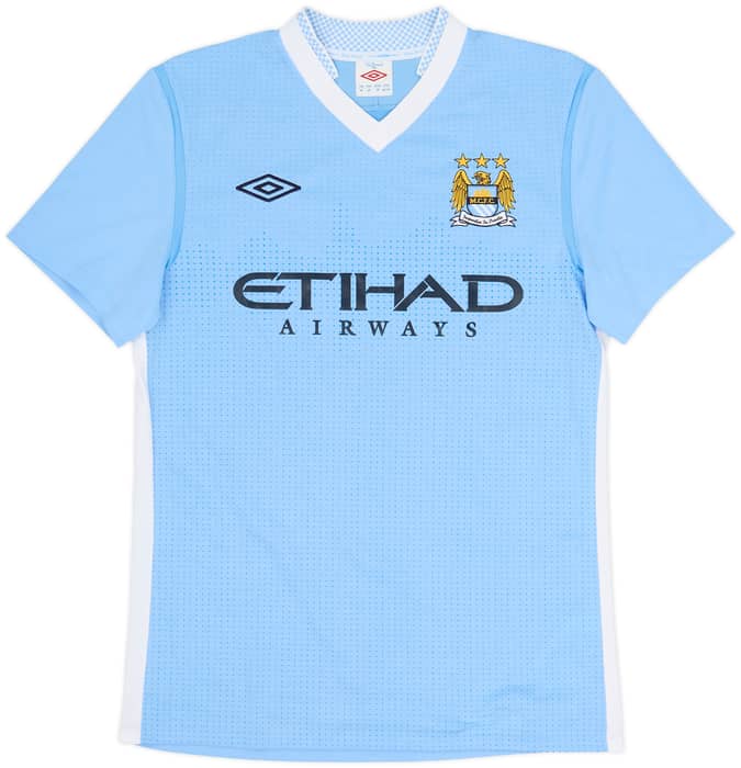 Camiseta de local del Manchester City 2011-12 Kun Aguero #16 - 10/10 - (M)