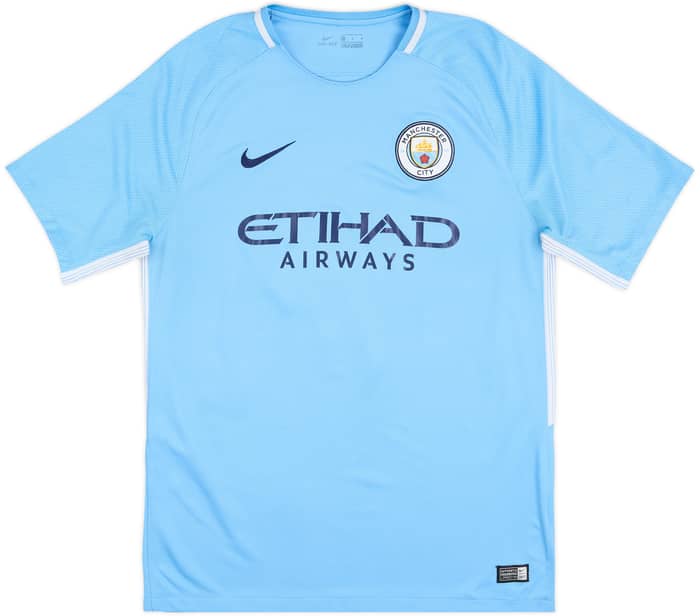 2017-18 Manchester City Home Shirt De Bruyne #17 - 7/10 - (L)