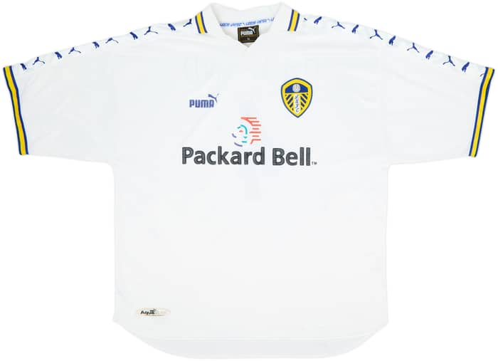 Camiseta de local del Leeds United 1998-00 Haaland #4 - 8/10 - (XL)
