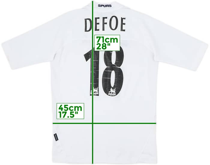 2004-05 Tottenham Home Shirt Defoe #18 - 6/10 - (S)