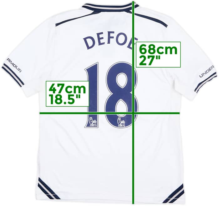 2013-14 Tottenham Home Shirt Defoe #18 - 6/10 - (S)