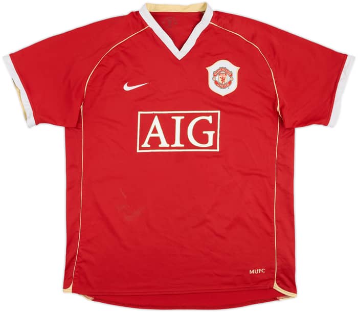 2006-07 Manchester United Home Shirt Ronaldo #7 - 6/10 - (XL)