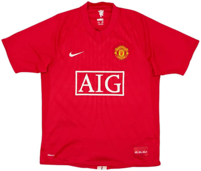 2007-09 Manchester United Home Shirt Ronaldo #7 - 6/10 - (M)