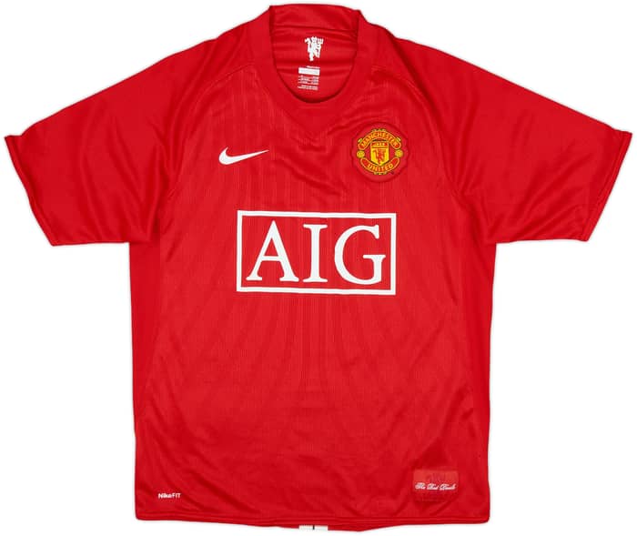 2007-09 Manchester United Camiseta Local Ronaldo #7 - 6/10 - (S)