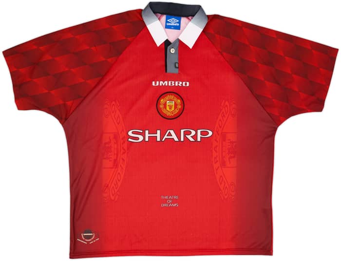 1996-98 Manchester United Camiseta local Beckham #10 - 9/10 - (XXL)