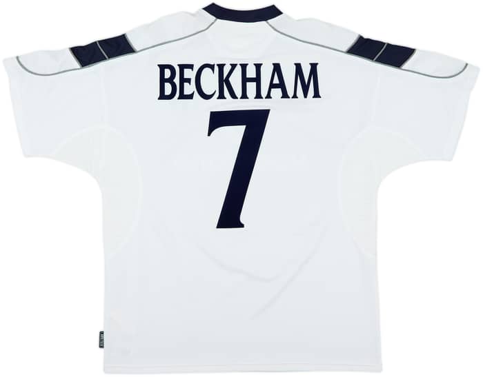 2000-01 Manchester United Camiseta de Visitante Beckham #7 - 8/10 - (XL)