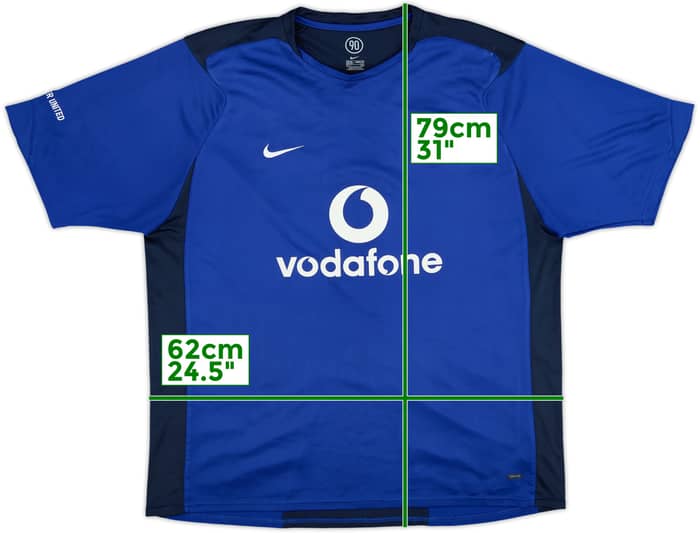 2005-06 Manchester United Nike Training Shirt - 7/10 - (XXL)