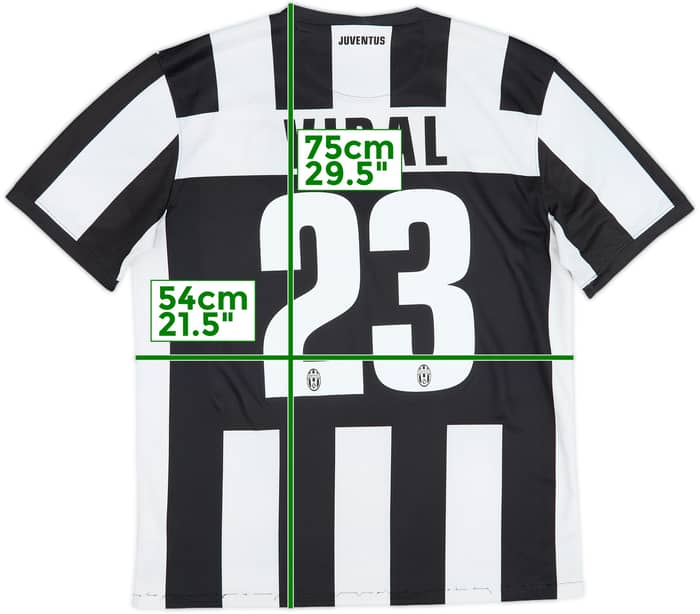 2012-13 Juventus Home Shirt Vidal #23 - 6/10 - (L)