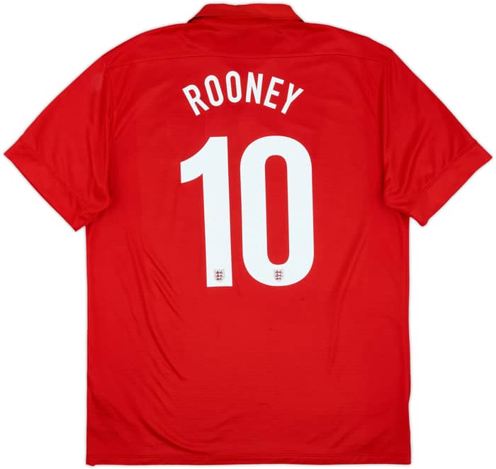 2013 England Away 150th Anniversary Shirt Rooney #10 - 6/10 - (XL)