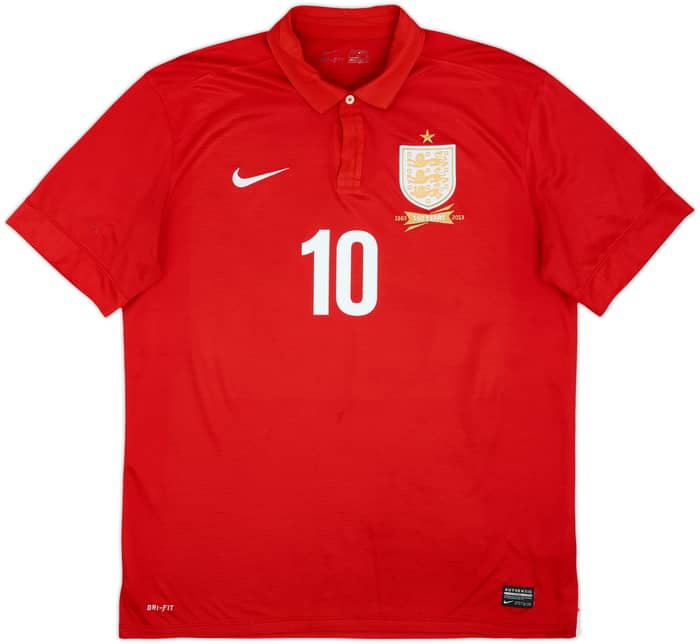 2013 England Away 150th Anniversary Shirt Rooney #10 - 6/10 - (XL)