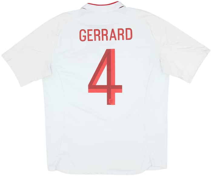 2012-13 England Home Shirt Gerrard #4 - 8/10 - (L)