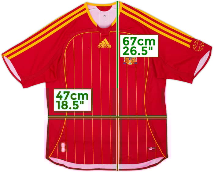 2006-08 Spain Home Shirt - 8/10 - (L.Boys)