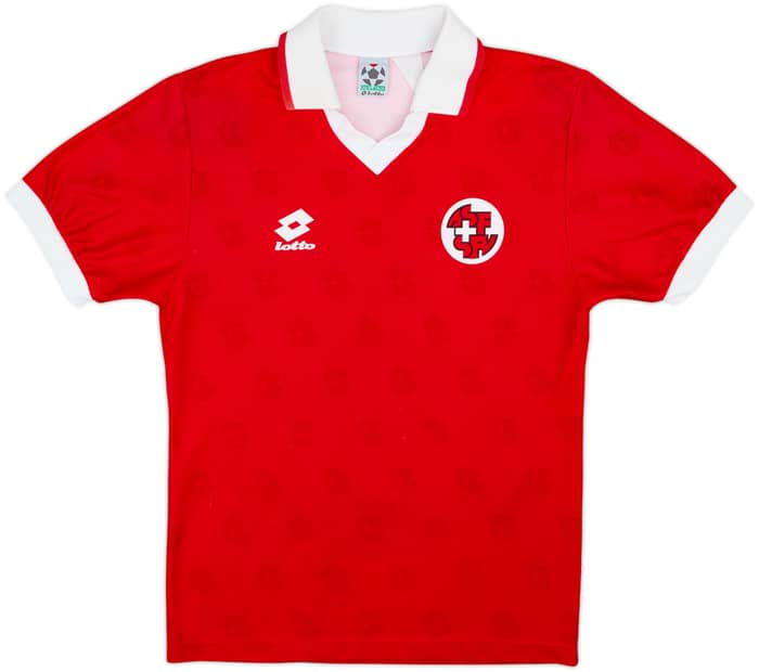 Camiseta de local de Suiza 1994-96 #10 - 8/10 - (XL Niños)