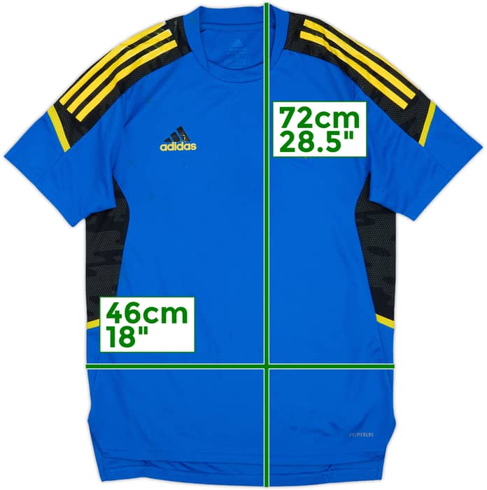 2021-22 Manchester Unido adidas Camiseta de Entrenamiento - 5/10 - (S)