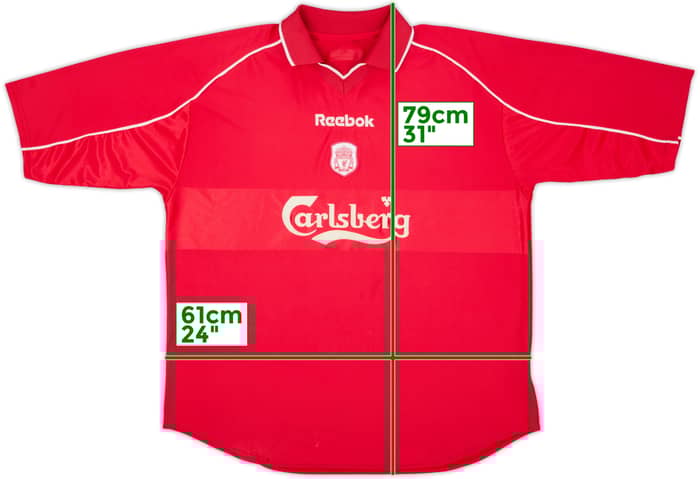 2000-02 Liverpool Home Shirt - 5/10 - (XXL)