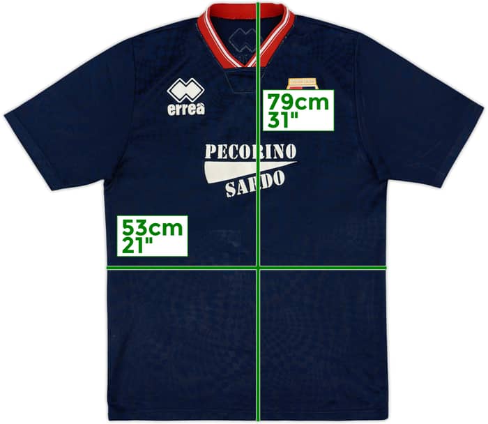 1994-95 Cagliari Errea Training Shirt - 4/10 - (L)