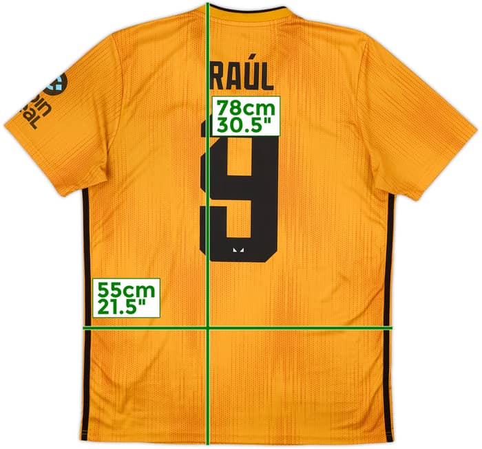 2019-20 Wolves Home Shirt Raul #9 - 6/10 - (L)