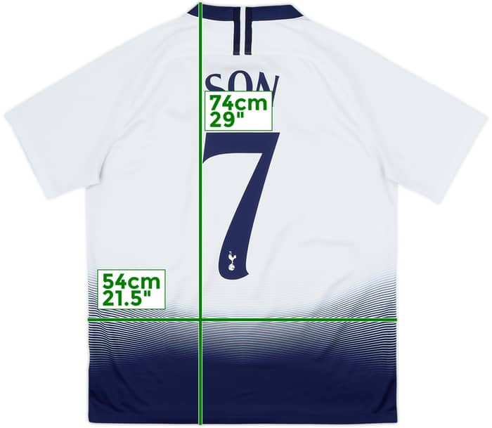 2018-19 Tottenham Home Shirt Son #7 - 6/10 - (L)