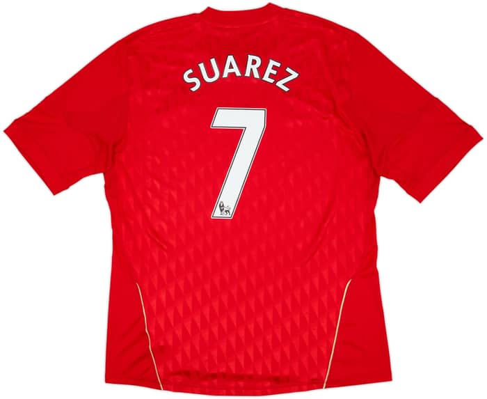 2010-12 Liverpool Home Shirt Suarez #7 - 6/10 - (L)