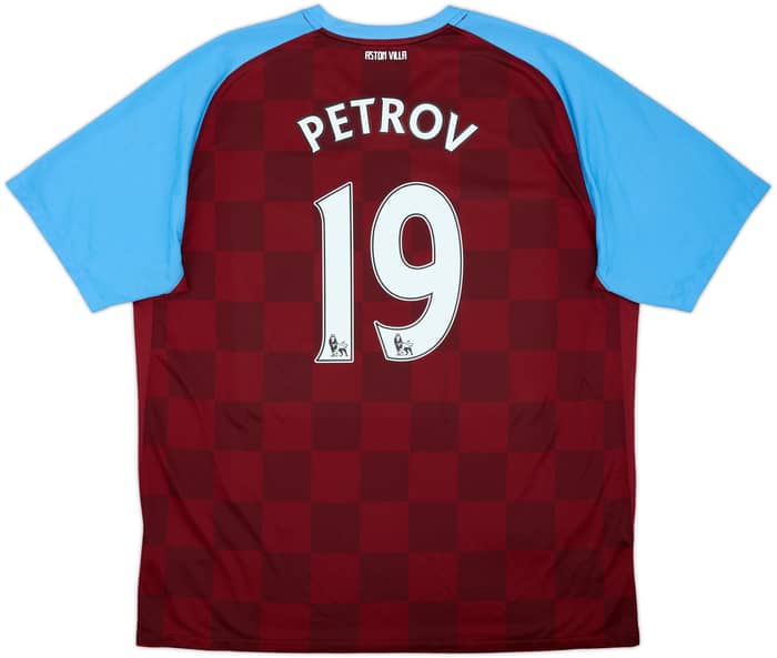 2011-12 Aston Villa Home Shirt Petrov #19 - 9/10 - (XXL)
