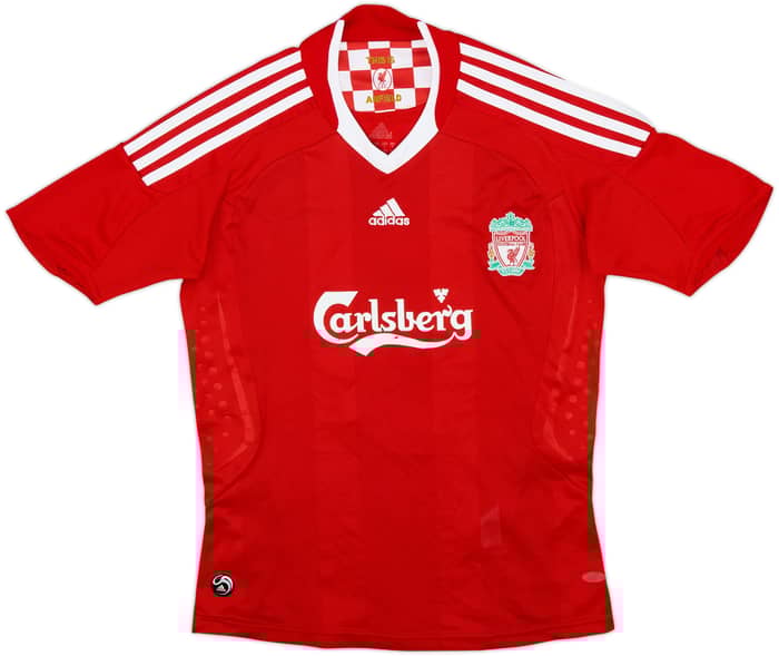 Camiseta de local del Liverpool 2008-10 Torres #9 - 5/10 - (Niños S)