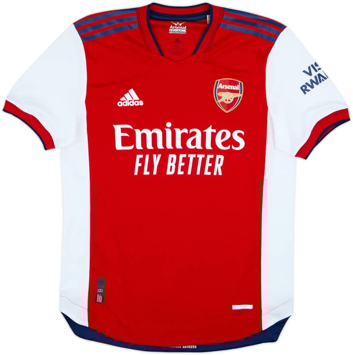 2021-22 Arsenal Authentic Home Shirt Saka #7 - 9/10 - (M)