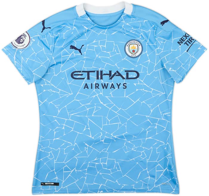 2020-21 Manchester City Home Shirt Foden #47 - 8/10 - (Women's S)