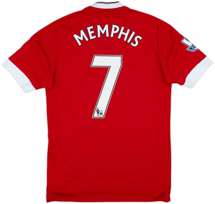 2015-16 Manchester United Home Shirt Memphis #7 - 6/10 - (S)