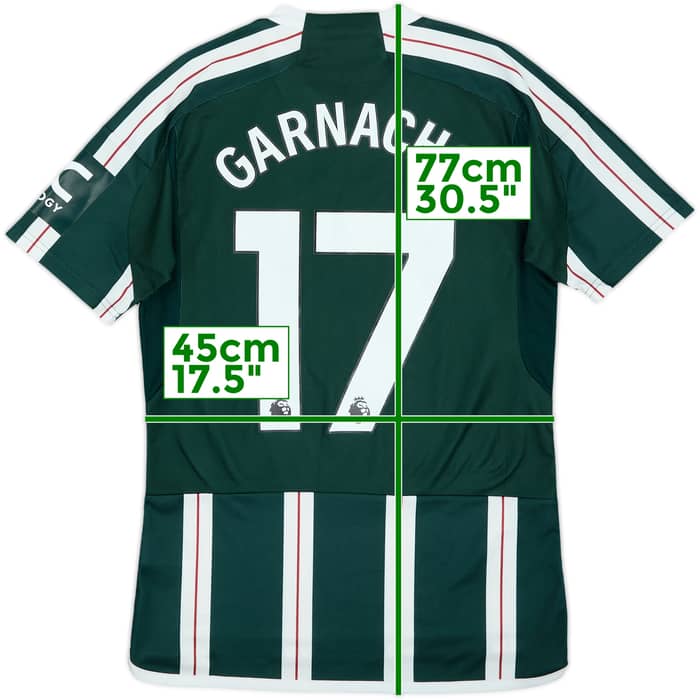 2023-24 Manchester United Away Shirt Garnacho #17 - 10/10 - (S)