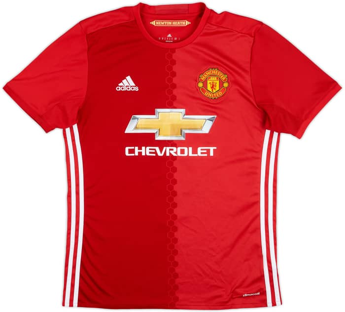 2016-17 Manchester United Home Shirt Pogba #6 - 8/10 - (M)