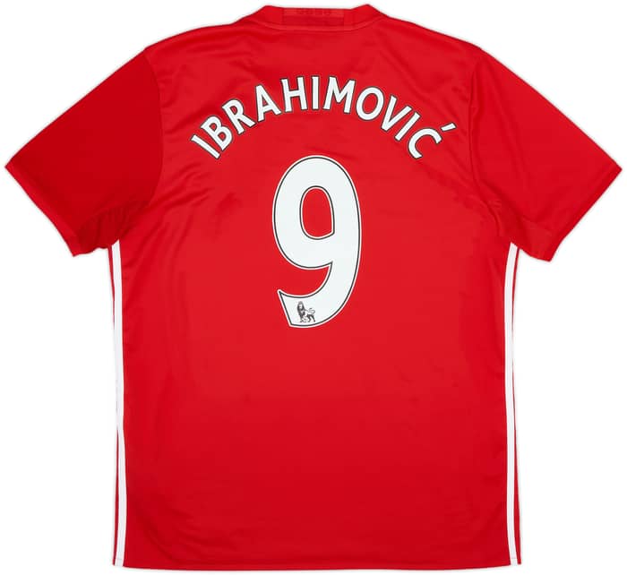 Camiseta de local del Manchester United 2016-17 Ibrahimovic #9 - 8/10 - (L)