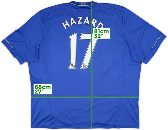 2012-13 Chelsea Home Shirt Hazard #17 - 9/10 - (3XL)
