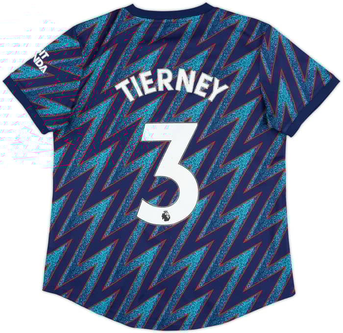 2021-22 Arsenal Third Shirt Tierney #3 - 5/10 - (Women's L)