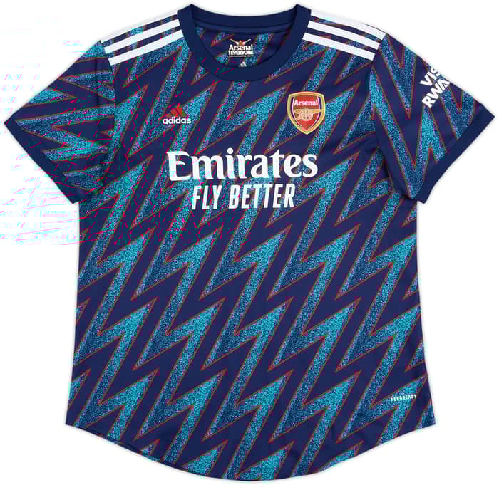 2021-22 Arsenal Third Shirt Tierney #3 - 5/10 - (Women's L)