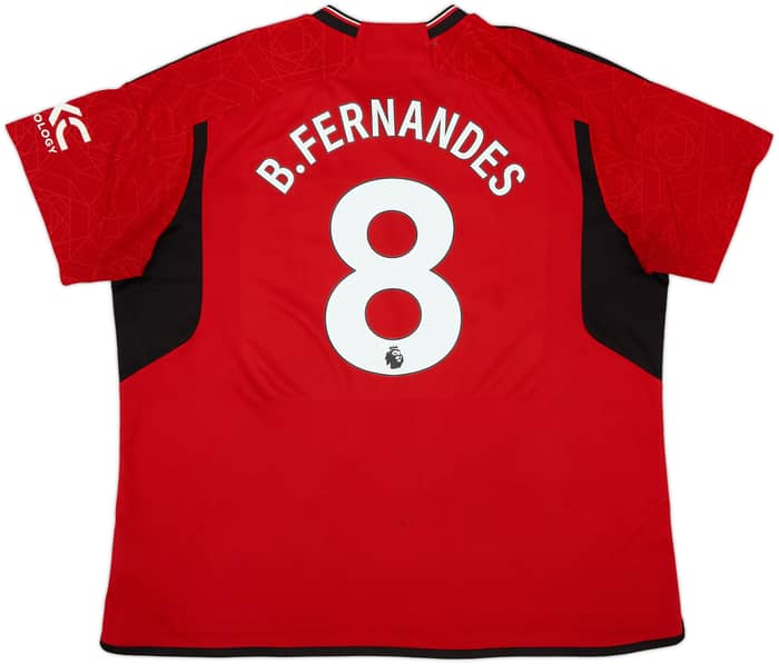 2023-24 Manchester United Home Shirt B.Fernandes #8 - 6/10 - (3XL)